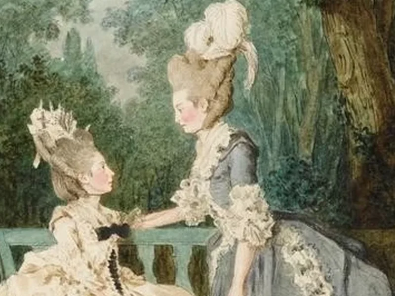 1717-Louis de Carmontelle - Le contesse di Fitz-James e Nolestin di Carmontelle